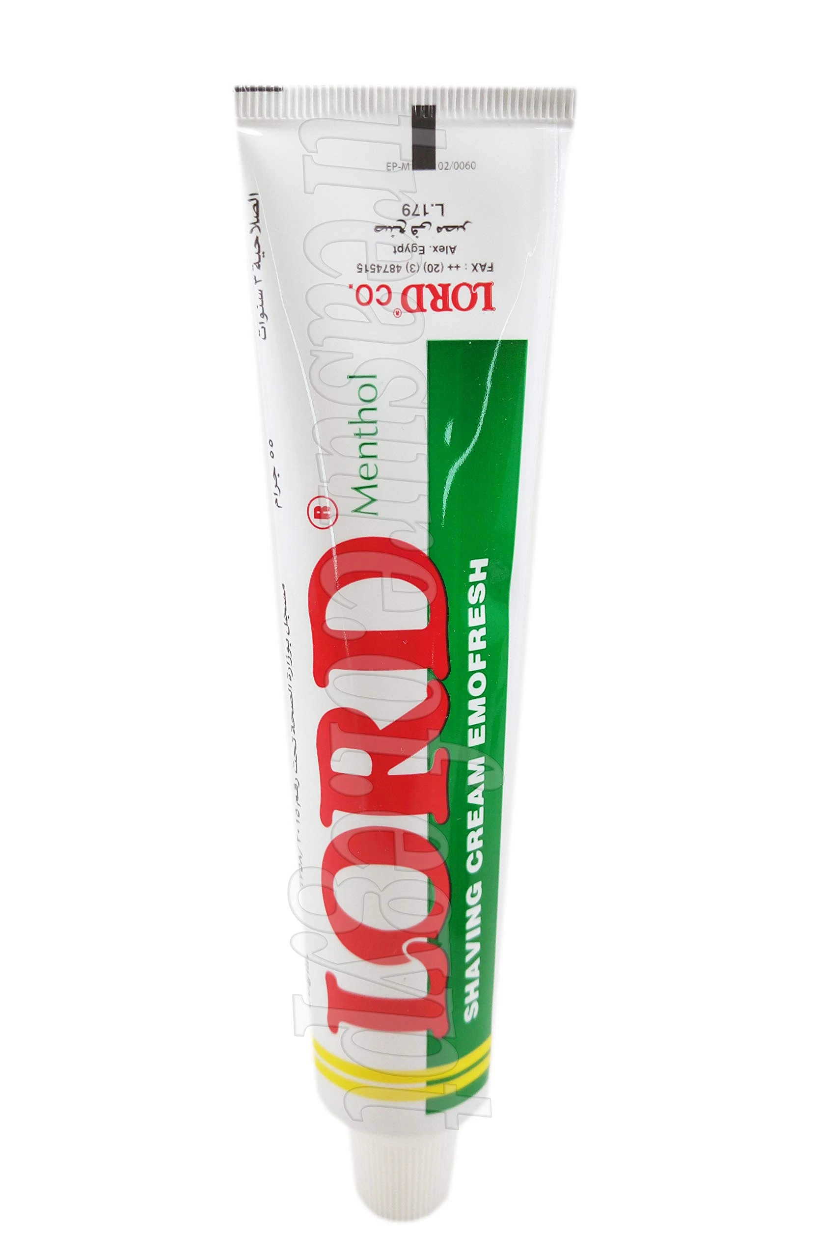 LORD SHAVING CREAM MENTHOL 65GM جونسون